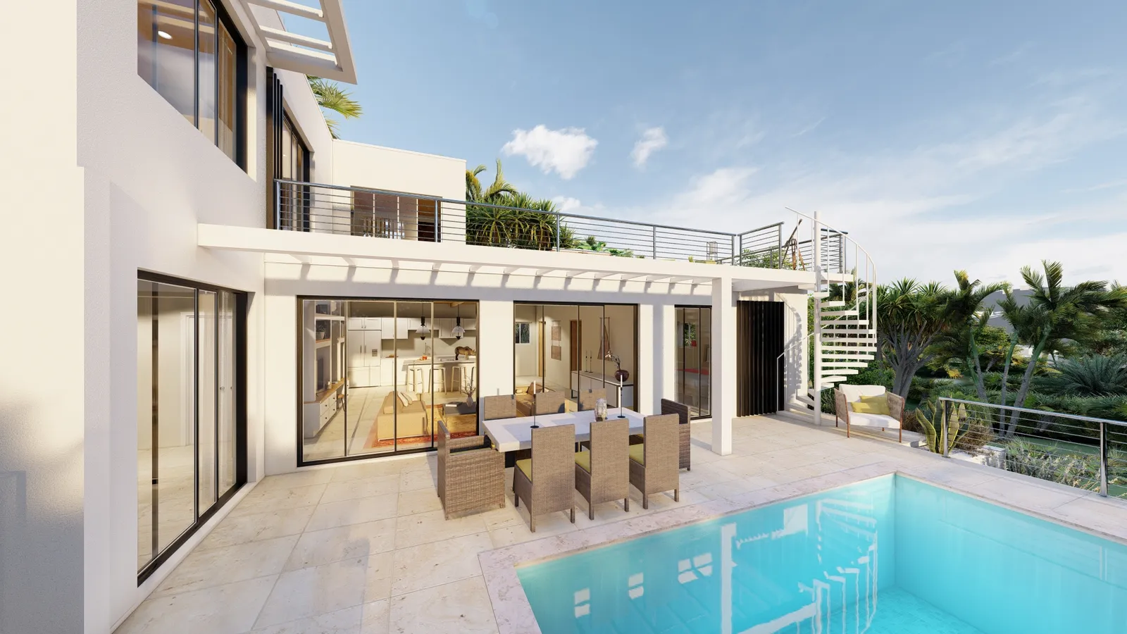 HAWKS CAY VILLA Bauhu model residence